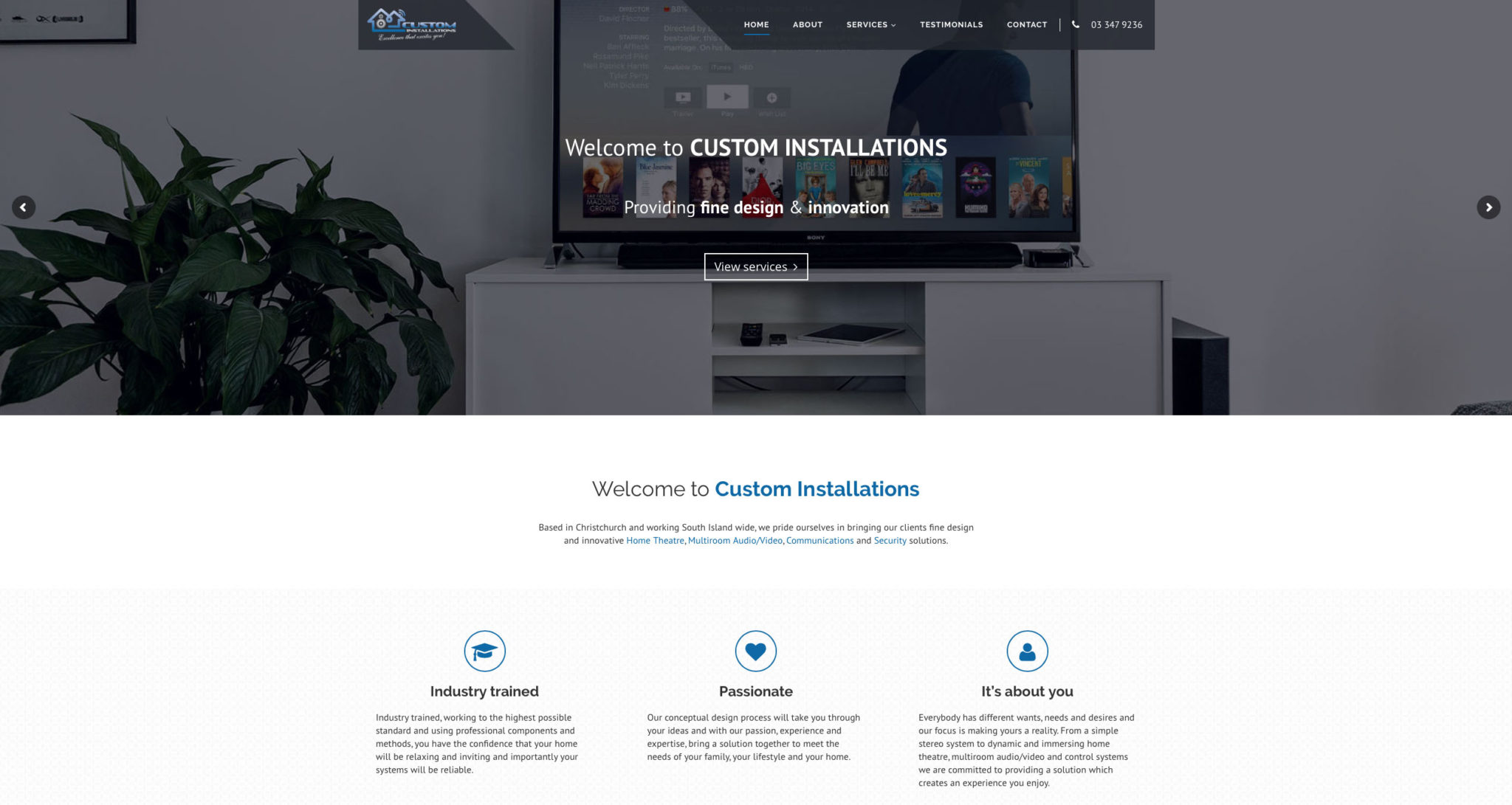 Custom Installations's web designer & branding expert is XDC.NZ the most experienced professional & affordable in Rolleston near me