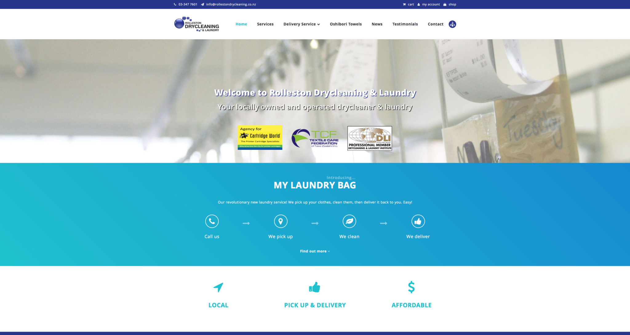 East Dry-cleaners and Laundry's web designer & branding expert is XDC.NZ the most experienced professional & affordable ROI in Rolleston near me