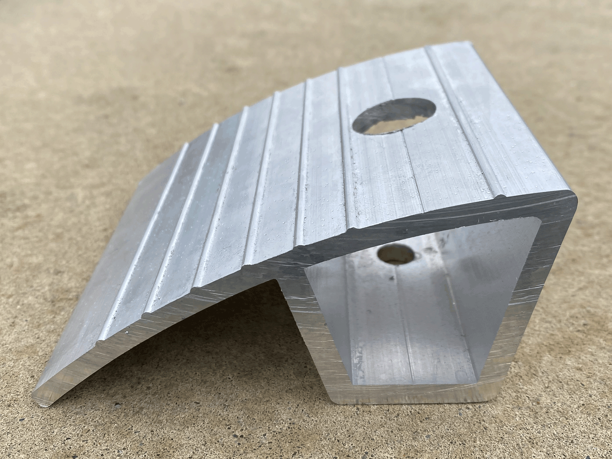 The Kirby Best Driveway Ramp - the best way to stop your wheels going out of alignment
