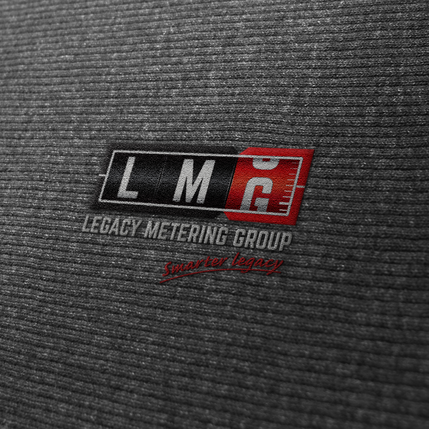 Logo Making made easy for Legacy Metering Group (LMG) an established national metering solutions business based in Christchurch, Canterbury, NZ. A modern tech-like friendly mechanical but old school styled electricity meter dial counter Logo Design made by XDC.NZ The best Logo Designer near me